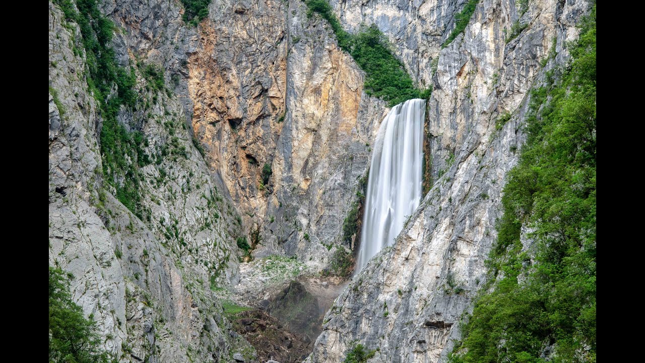 Boka Waterfall (Slovenia) By Drone 