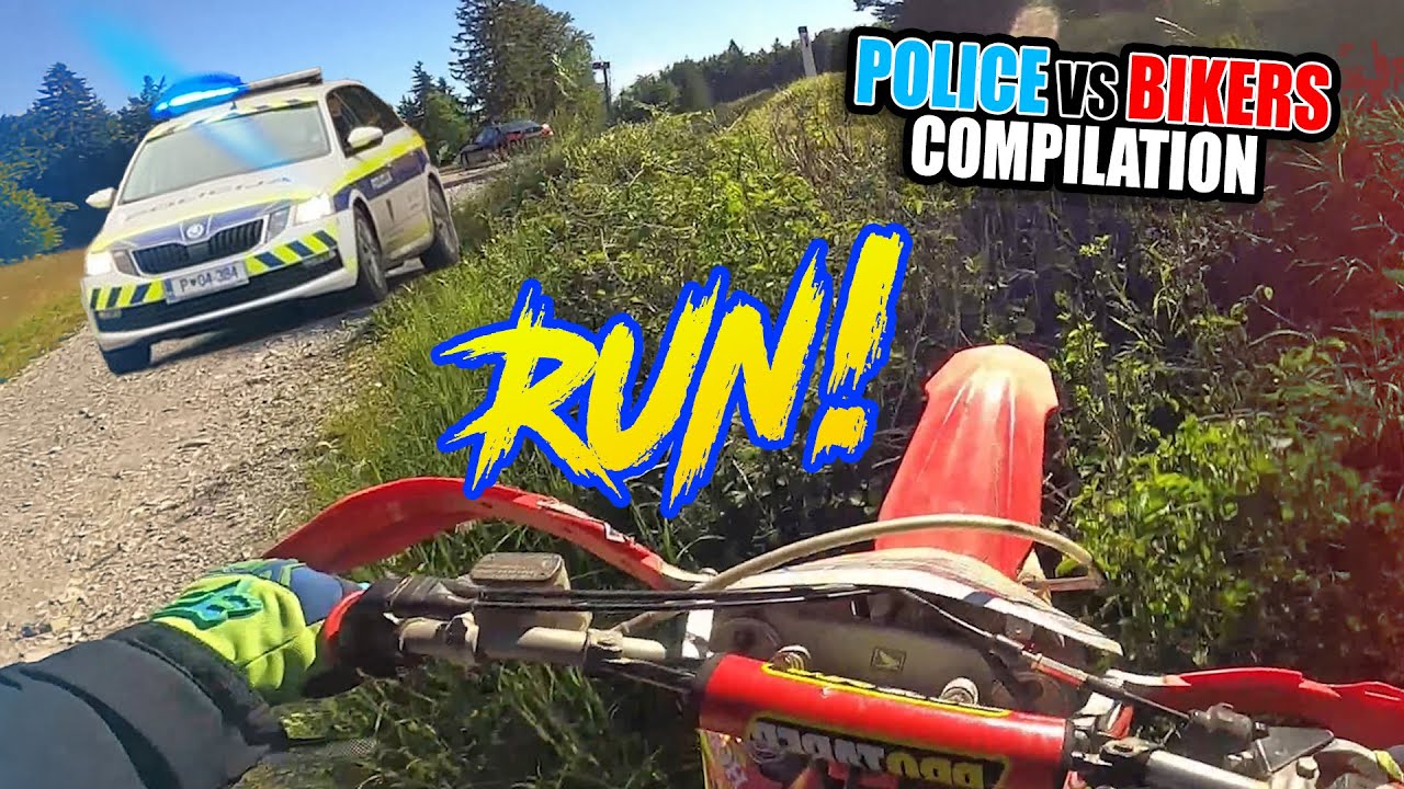 Police Chase Dirt Bikers - Cops VS Motorcycles | Best Compilation 2024