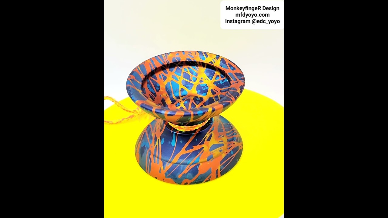MonkeyfingeR Design, Caesar, Fire vs Ice colorway. 360&deg; view