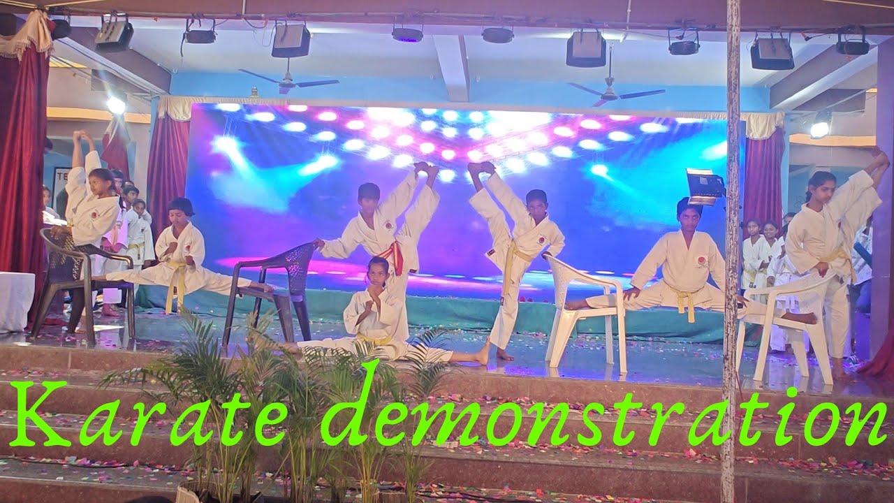 Karate demonstration  !! karate demo !! Gandhi school karate demo !! SS karate gymnastics