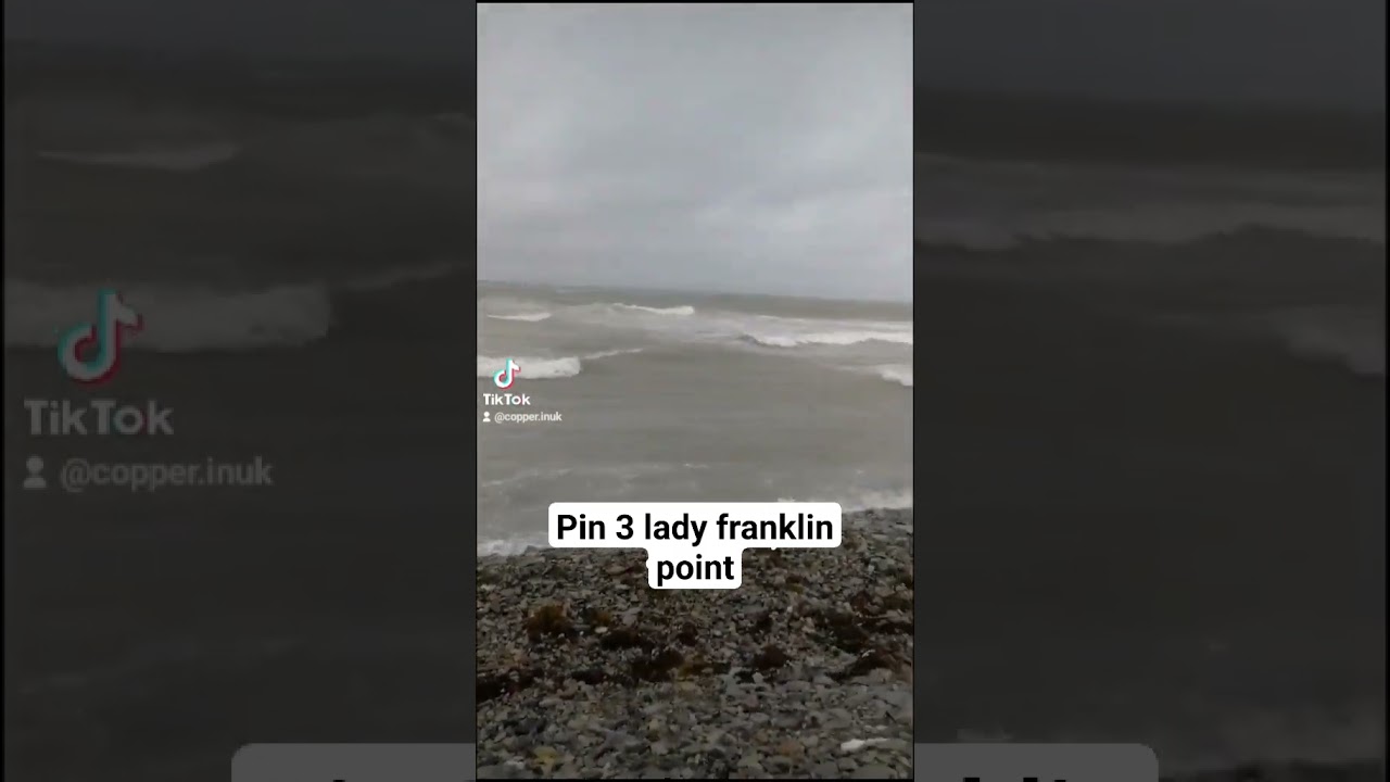 waiting out weather at pin3 dewline site. lady Franklin point. ##arcticocean #sea #waves #ocean