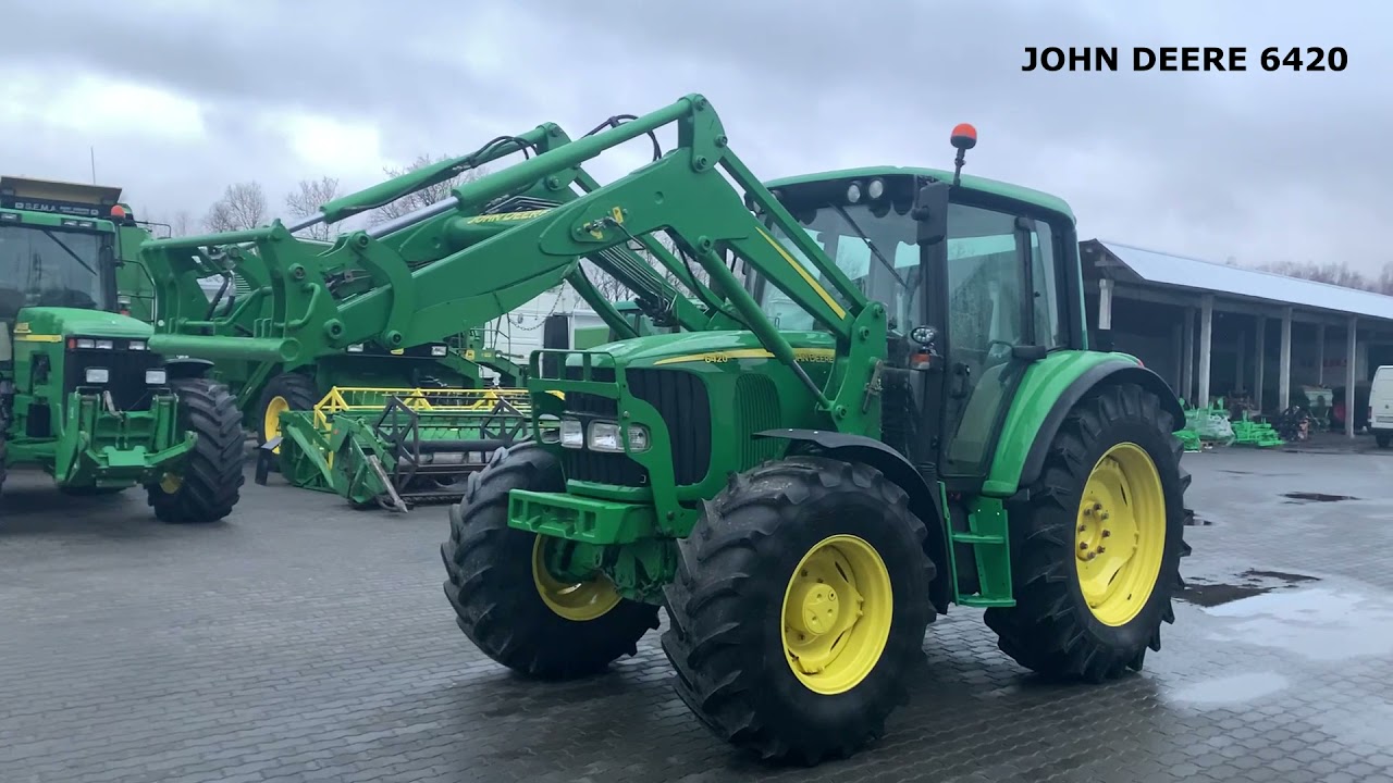 Трактор  JOHN DEERE 6420 с кунгом JD