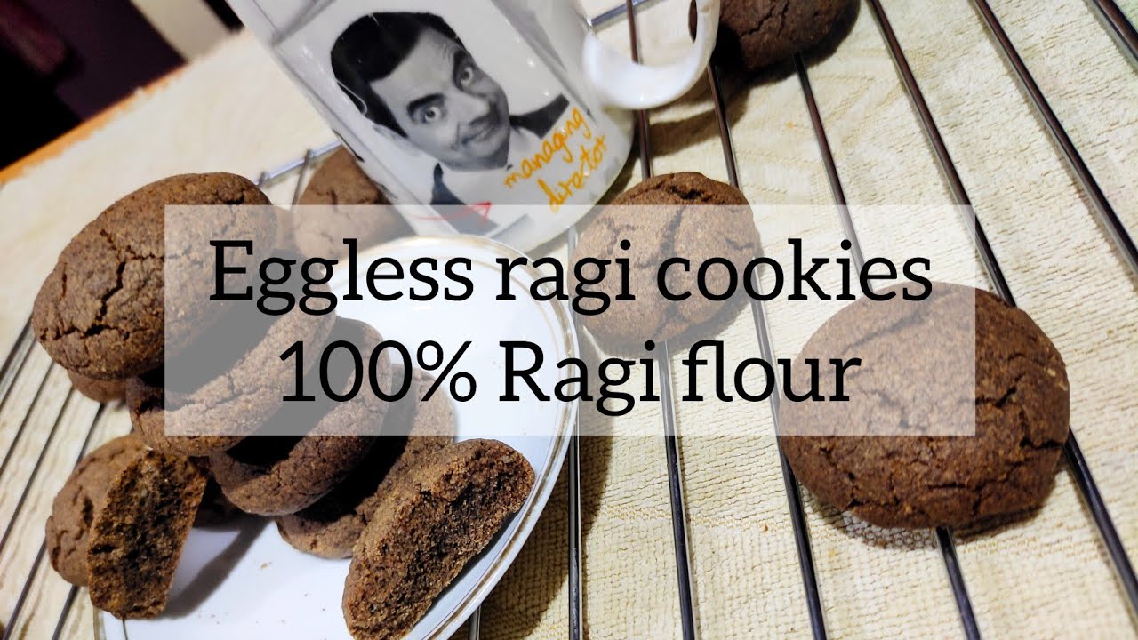 ragi cookies recipe || 100% ragi flour cookies || eggless ragi cookies recipe