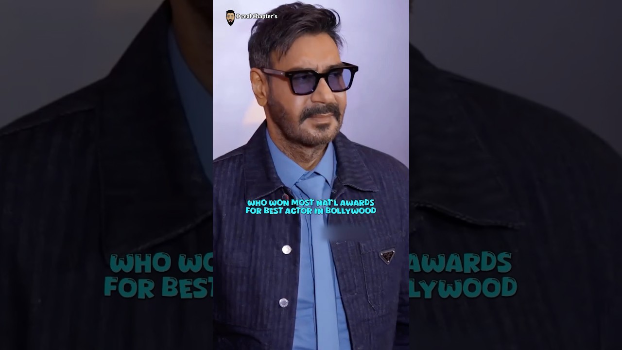 Most Best Actor National Film Award Won By Bollywood #bollywood #srk #amitabhbachchan #ajaydevgan