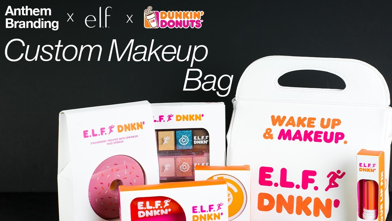 Dunkin' x E.L.F. Custom Makeup Bag by Anthem Branding