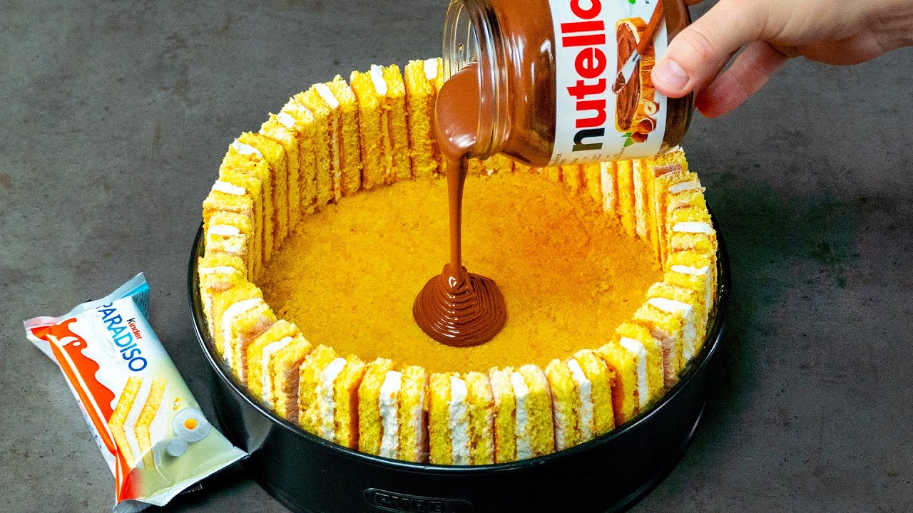 Десерт Kinder, о котором все говорят! Никакой выпечки и желатина!