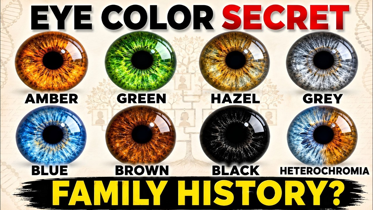 What Your Eye Color Says About Your Family History!