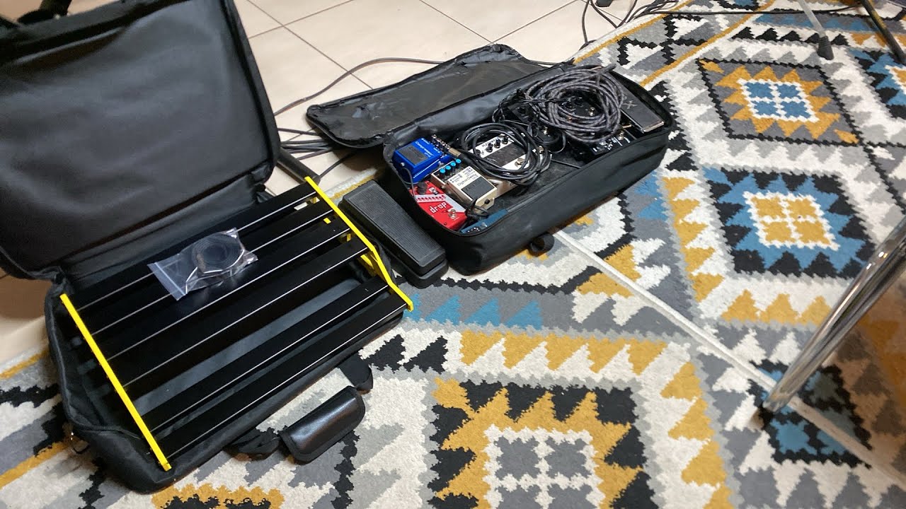 My Nux bumblebee pedalboard build part 2