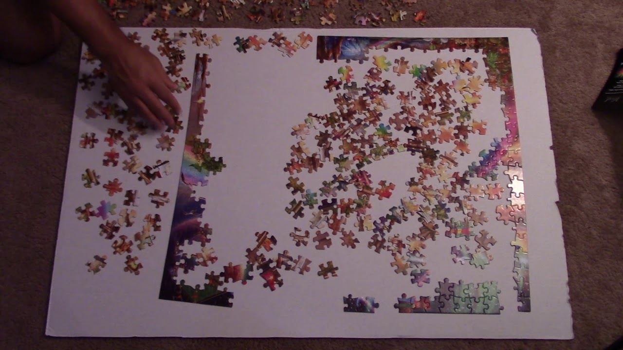 RAINBOW CITY | JIGSAW PUZZLE! (300 PIECES/TIME LAPSE)