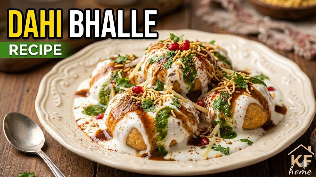 👉 Dahi Bhallay Recipe at Home 🌙 Easy & Soft