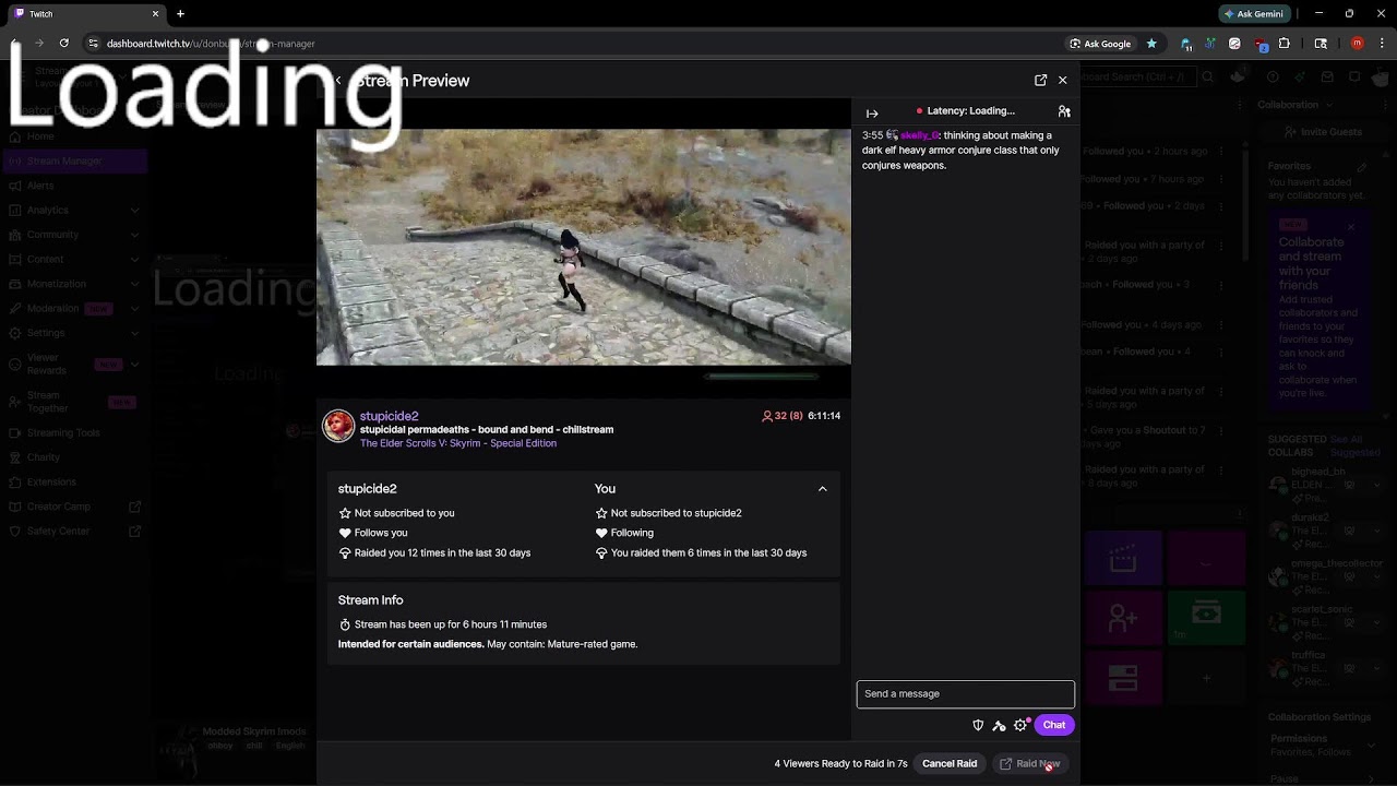 1300+ Mods Skyrim SE Testing Modlist Below