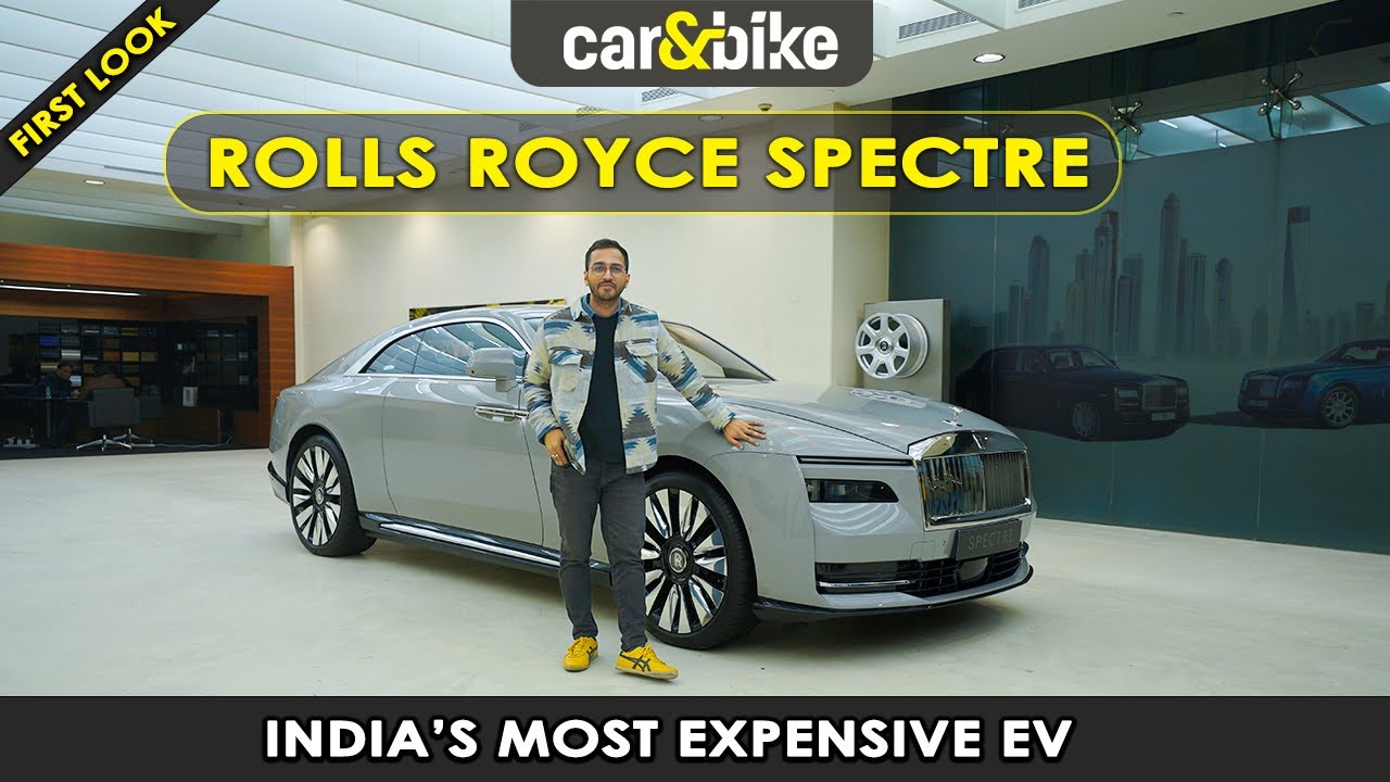 Rolls Royce Spectre- Super Luxury Goes Electric | Walkaround | carandbike