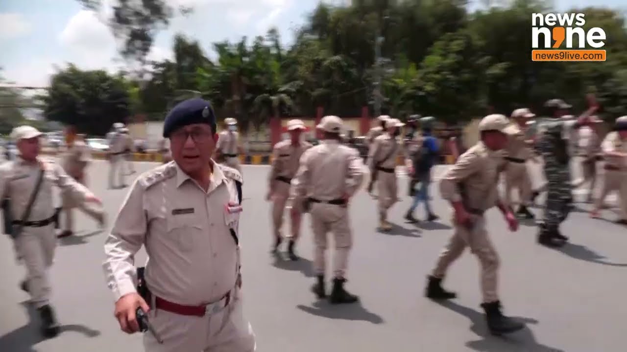All Manipur Students Union Attack On Police Convoy In Imphal | Massive Protest | News9