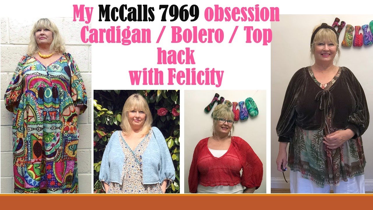 My McCalls 7969 obsession - Cardigan / Bolero / Top  hack
