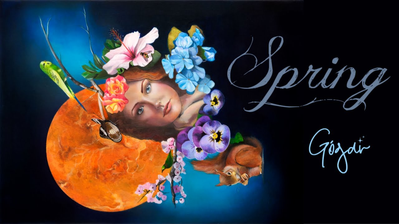 SPRING. Acrylic Painting on Canvas