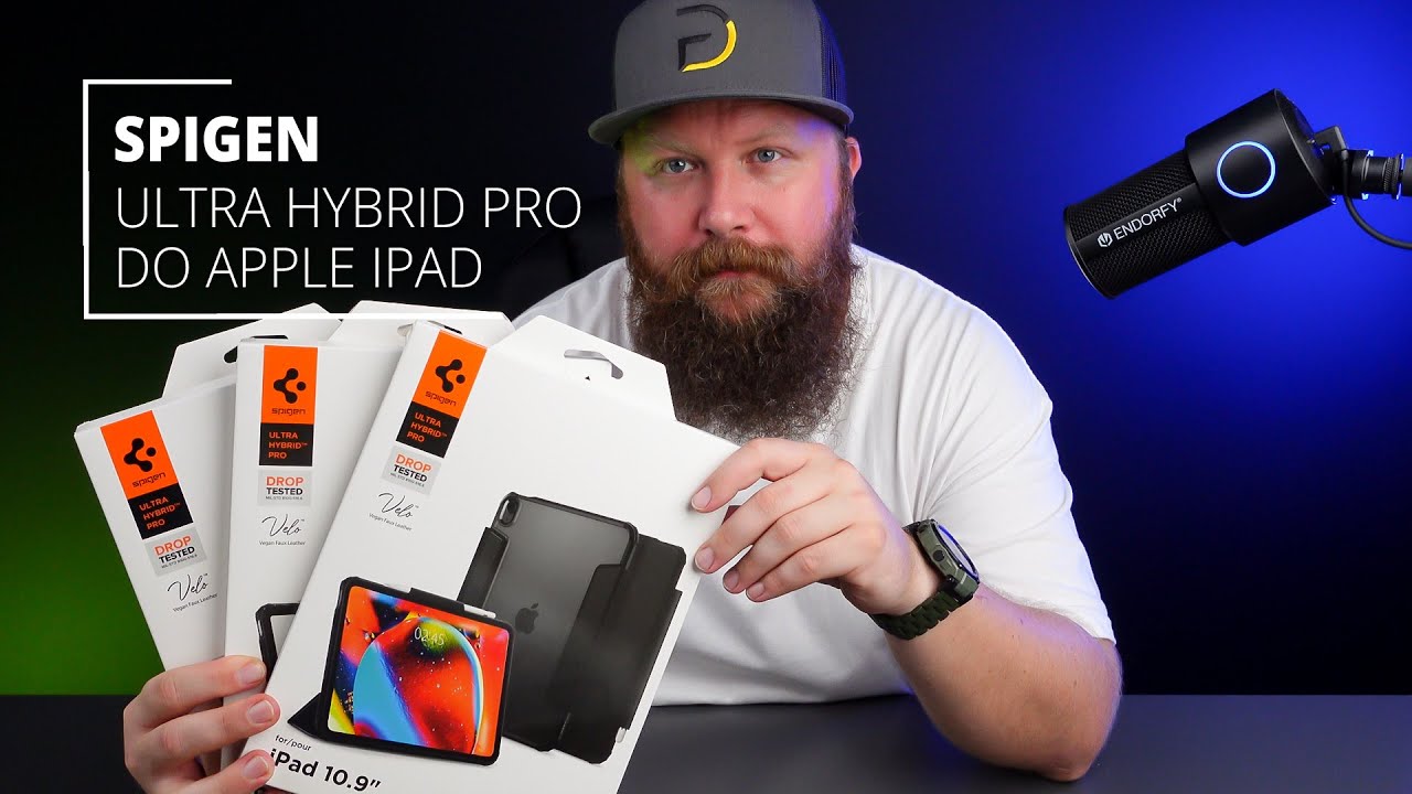 Etui Kompletne! Świetny, Zamykany Case do Apple iPad - Spigen Utra Hybrid Pro