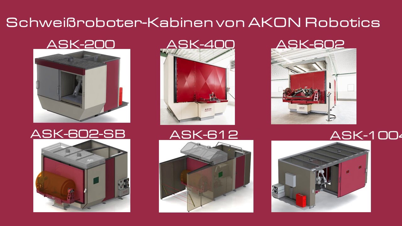 AKON Robotics - Schwei&szlig;roboter Kabinen u. Anlagen vom Experten
