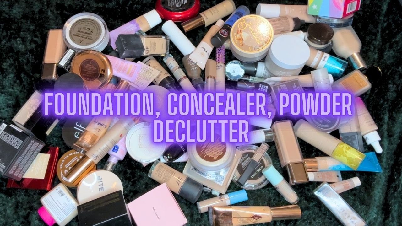 Foundation, Concealer & Powder Declutter | 2025