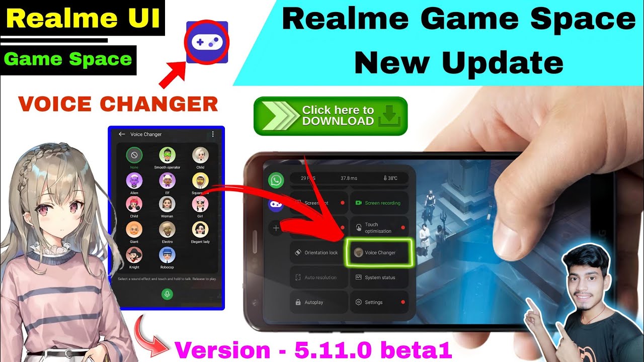 Realme Game Space New Update // Version 5.11.0 beta1 // &lrm;@SmartTech238