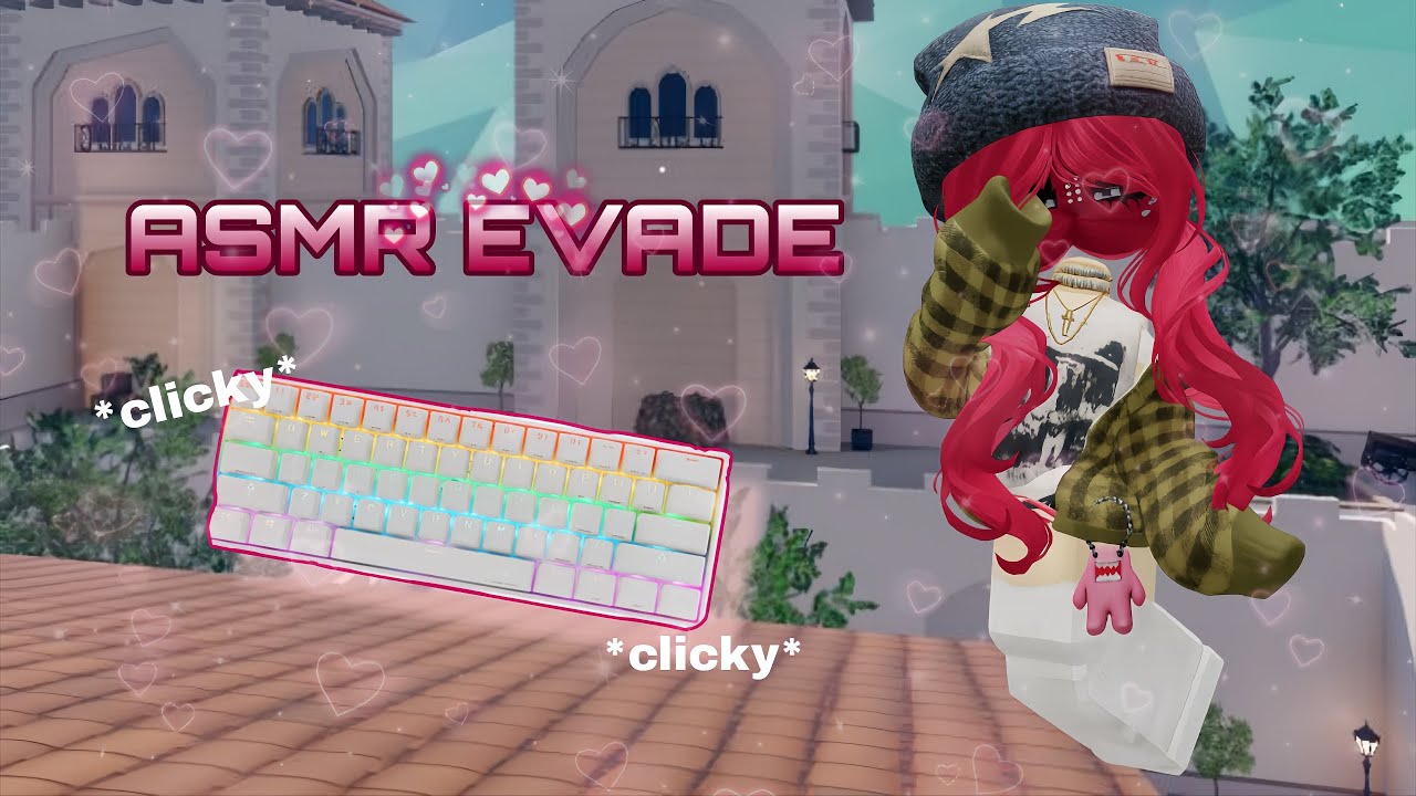 Roblox Evade Keyboard ASMR ( very clicky) + pro gameplay