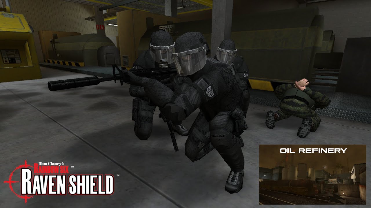 Counter-Terrorism Raid On A Oil Refinery in Rainbow Six 3 - Raven Shield - Supply Drops