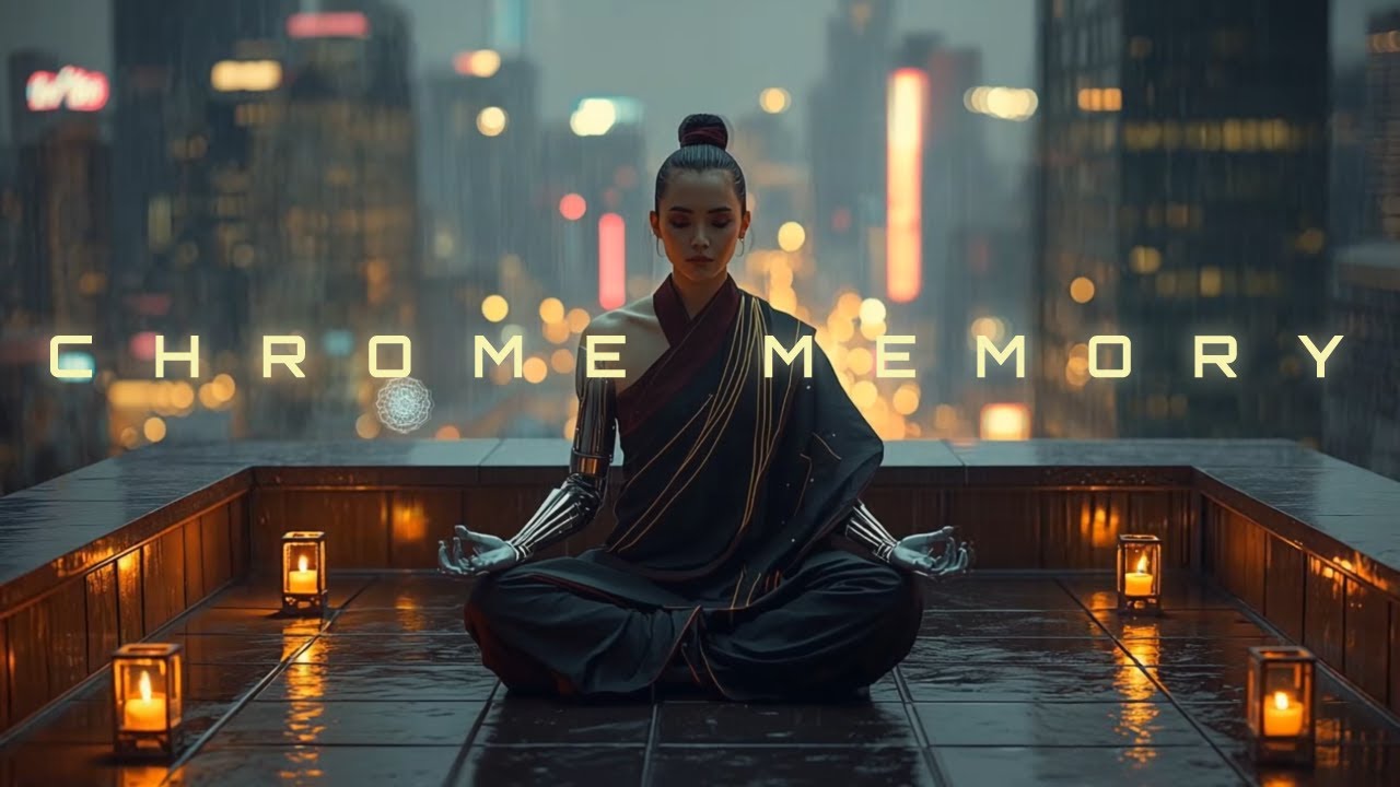 Chrome Memory | slow Cyberpunk ambient music for relaxation focus