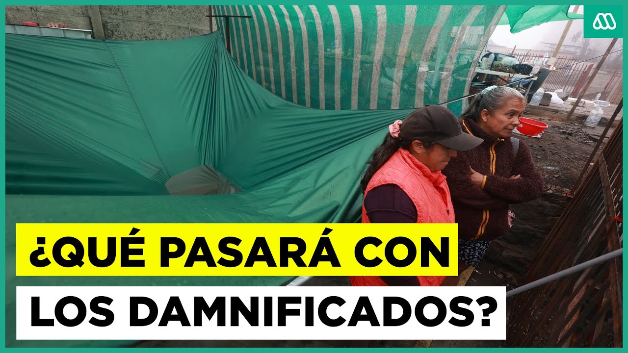 ¿Qué pasa con los damnificados? Más lluvia en zona afectada por los incendios