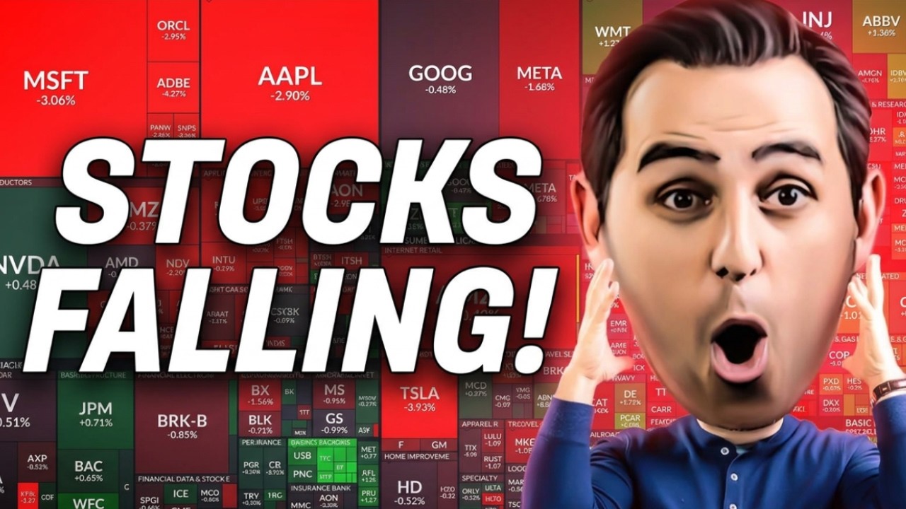 Stocks Fall Hard Today on this News