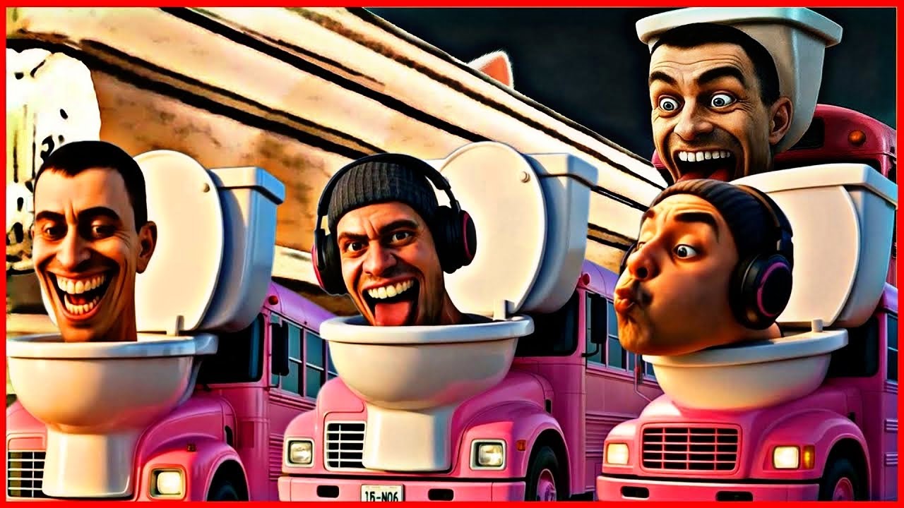 📹 Skibidi Toilet School Bus Takes on CUTE Kitten | Coffin Dance Song (COVER) 🤪👈