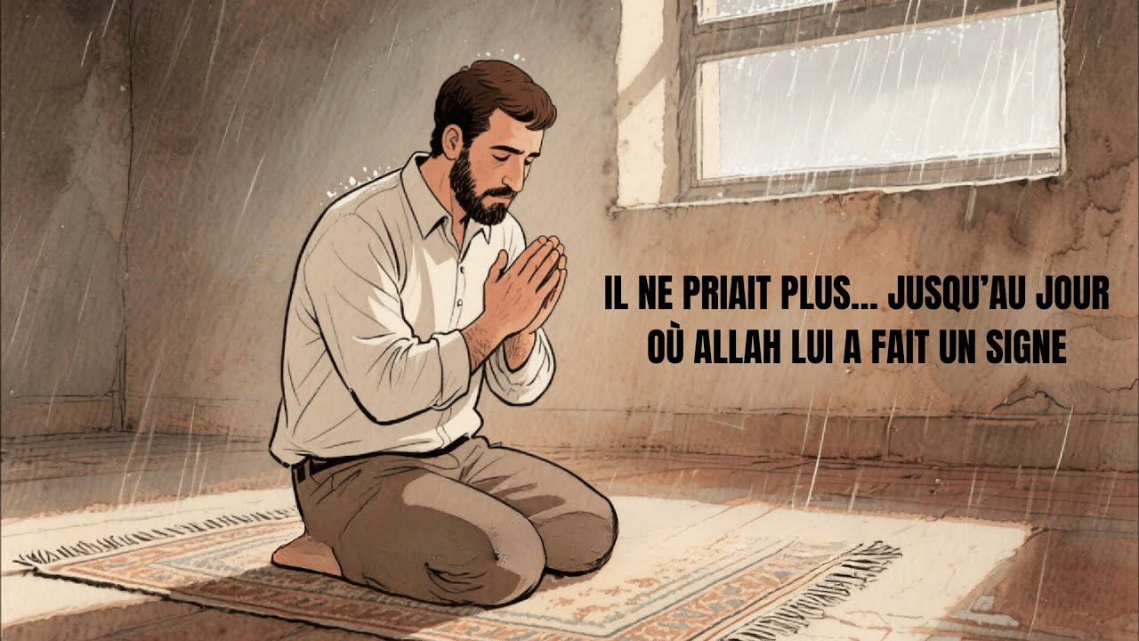 IL NE PRIAIT PLUS… JUSQU’AU JOUR OÙ ALLAH LUI A FAIT UN SIGNE 🌙 