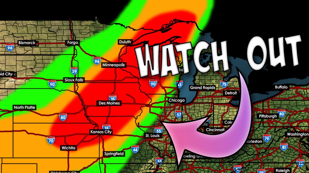 Severe Weather Outbreak Forecast (Northern Michigan)