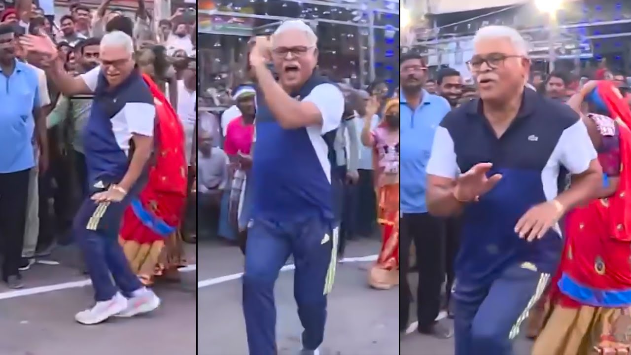 Minister Ambati Rambabu Superb Dance Performance At Bhogi Celebrations | Sattenapalli