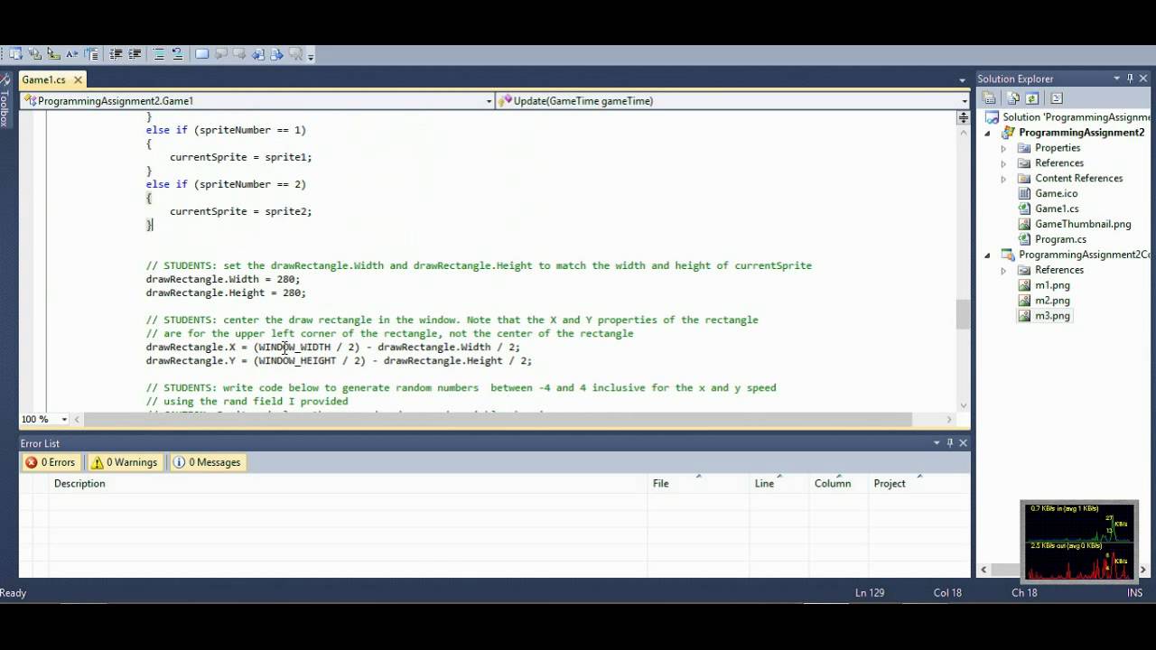 Coursera C# programming assignment2 solution & walkthrough
