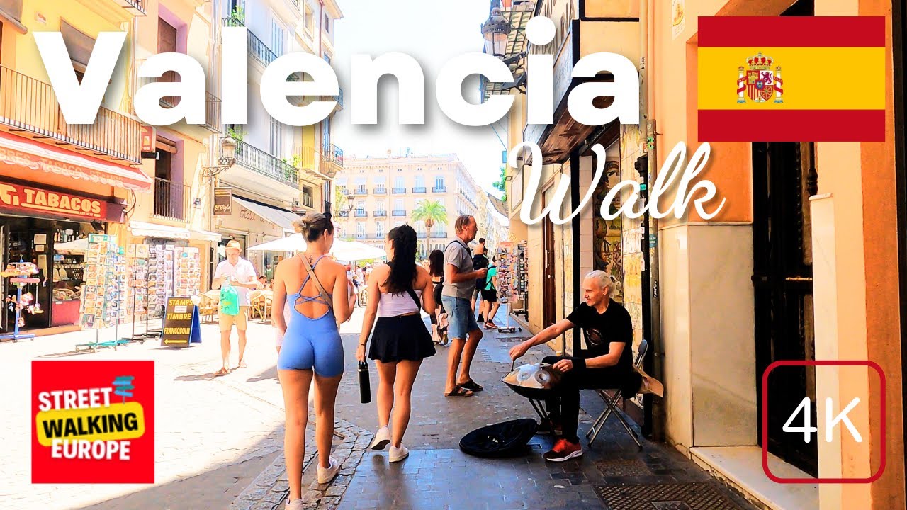 Valencia, Spain 🇪🇸 - 4K-HDR Walking Tour