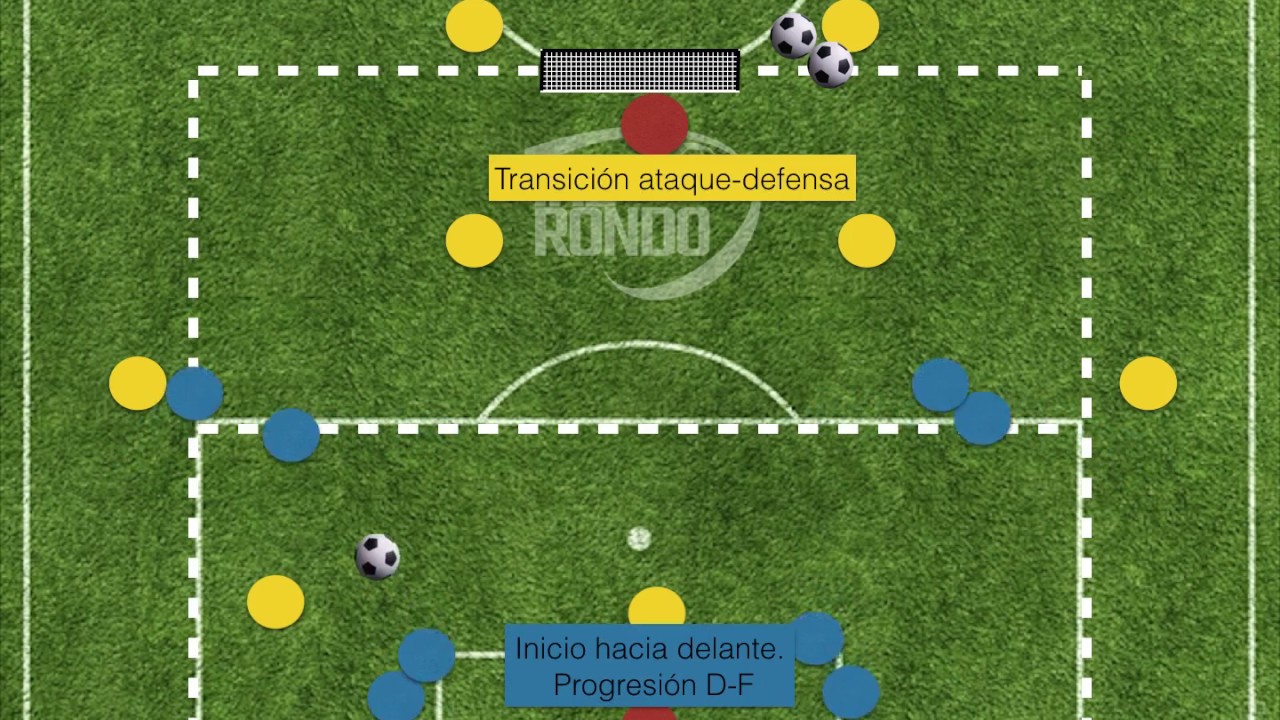 Juego de transiciones sobre doble área