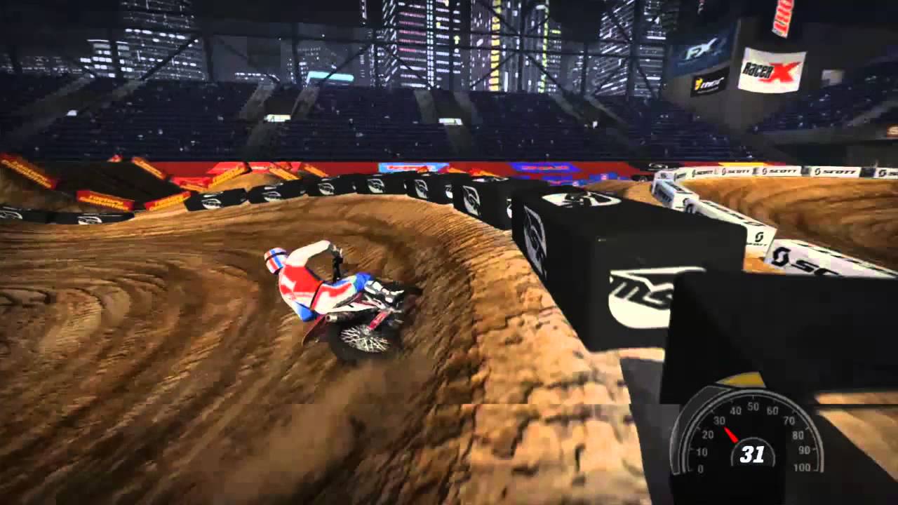 MX vs ATV Supercross Encore - Tutorial 1 Basic Controls