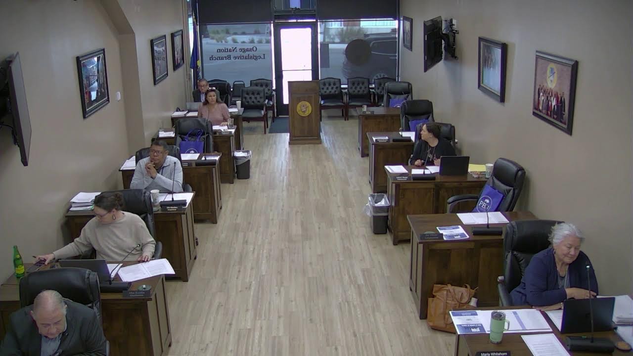 Osage Nation Congress 7th Special Session 11/13/25 Part 1