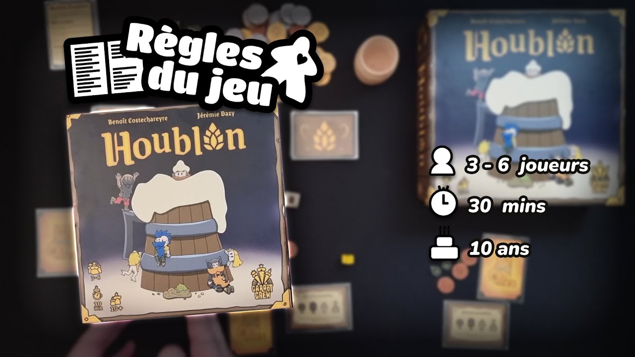🍺 HOUBLON 🍺 r&egrave;gle du jeu en fran&ccedil;ais par #expliquemoica de chez #luckyduckgames