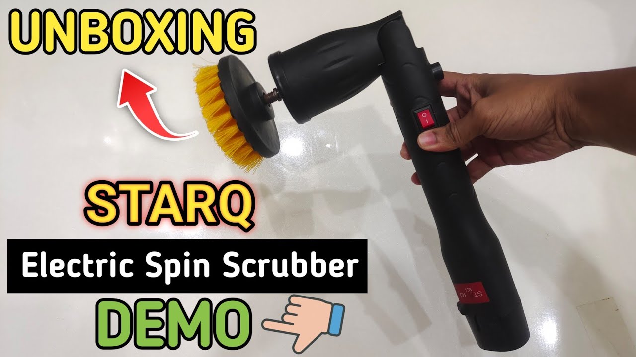 Starq Cordless Electric Spin Scrubber | Unboxing & Demo | Best Cleaning Tools For Home