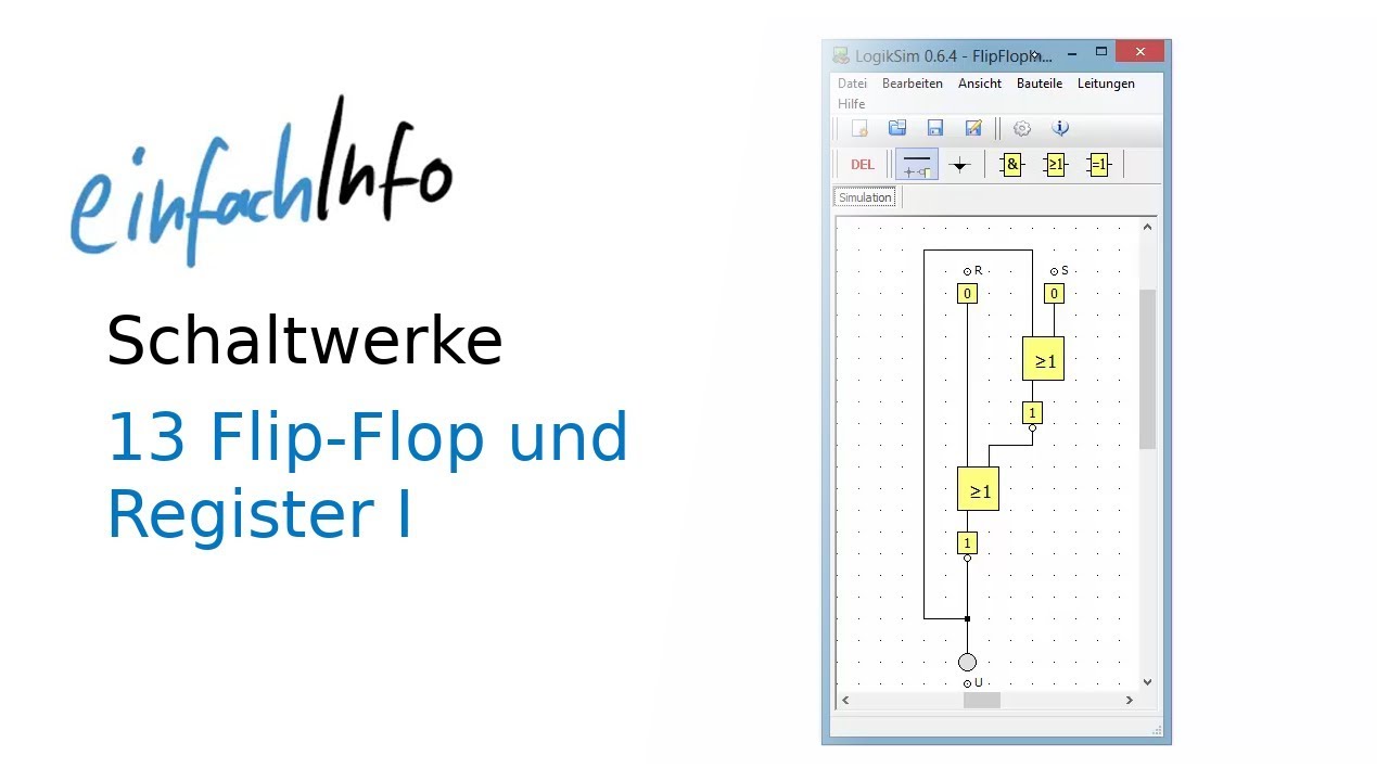 13 Schaltwerke - FlipFlop und Register I