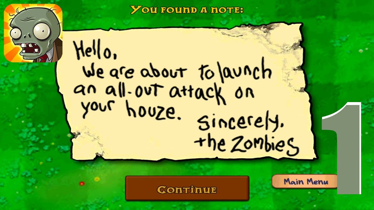 Plants vs. Zombies™ FREE - Gameplay #1 - Day - Level 1-10 (Android, iOS)