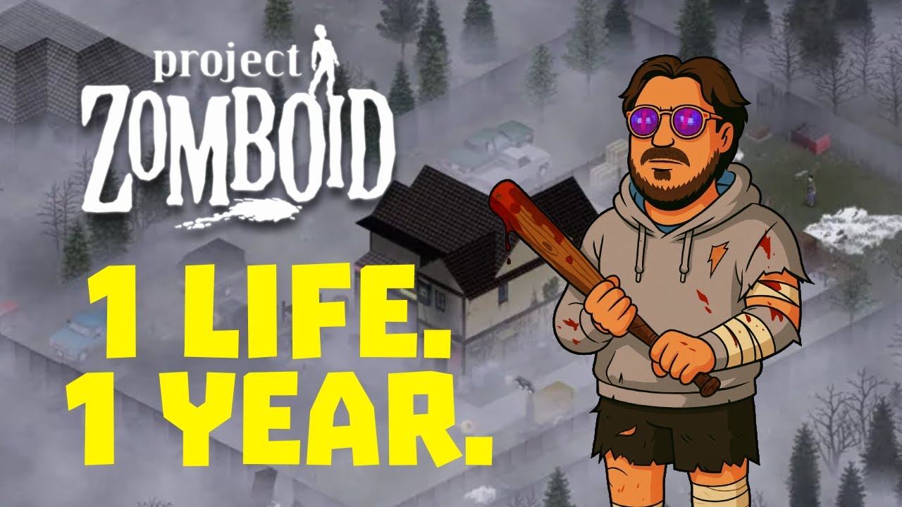 1 Life. 1 Year. Hardcore Project Zomboid Challenge | EP2