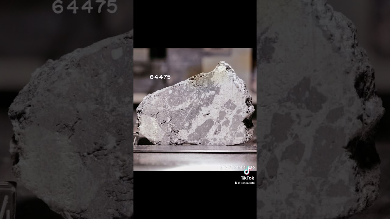 NASA Apollo Moon Rocks Sawed in Half #shorts