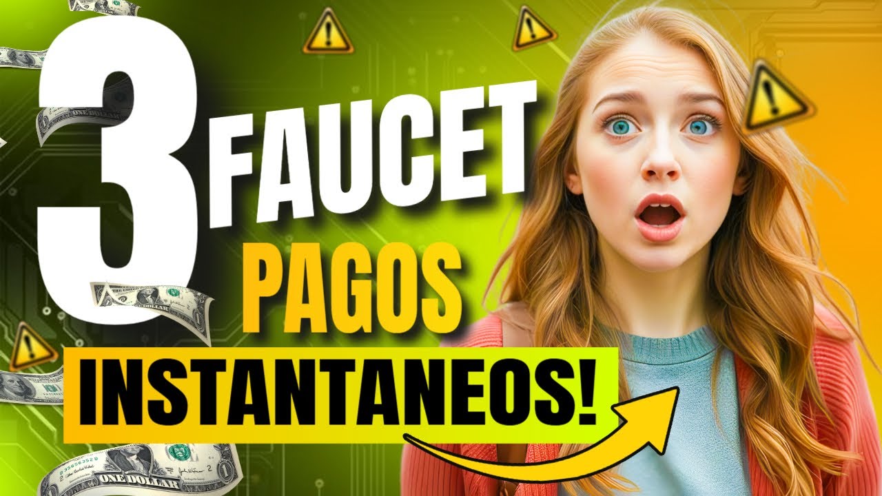 3 FAUCET Ilimitadas PAGOS INSTANTANEOS ⭐