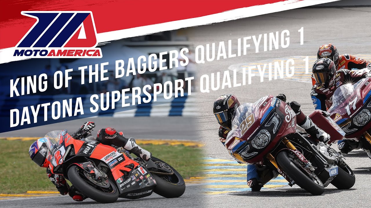 🔴 Mission King of the Baggers and Daytona 200 Supersport Qualifying 1 at Daytona 2025 | MotoAmerica