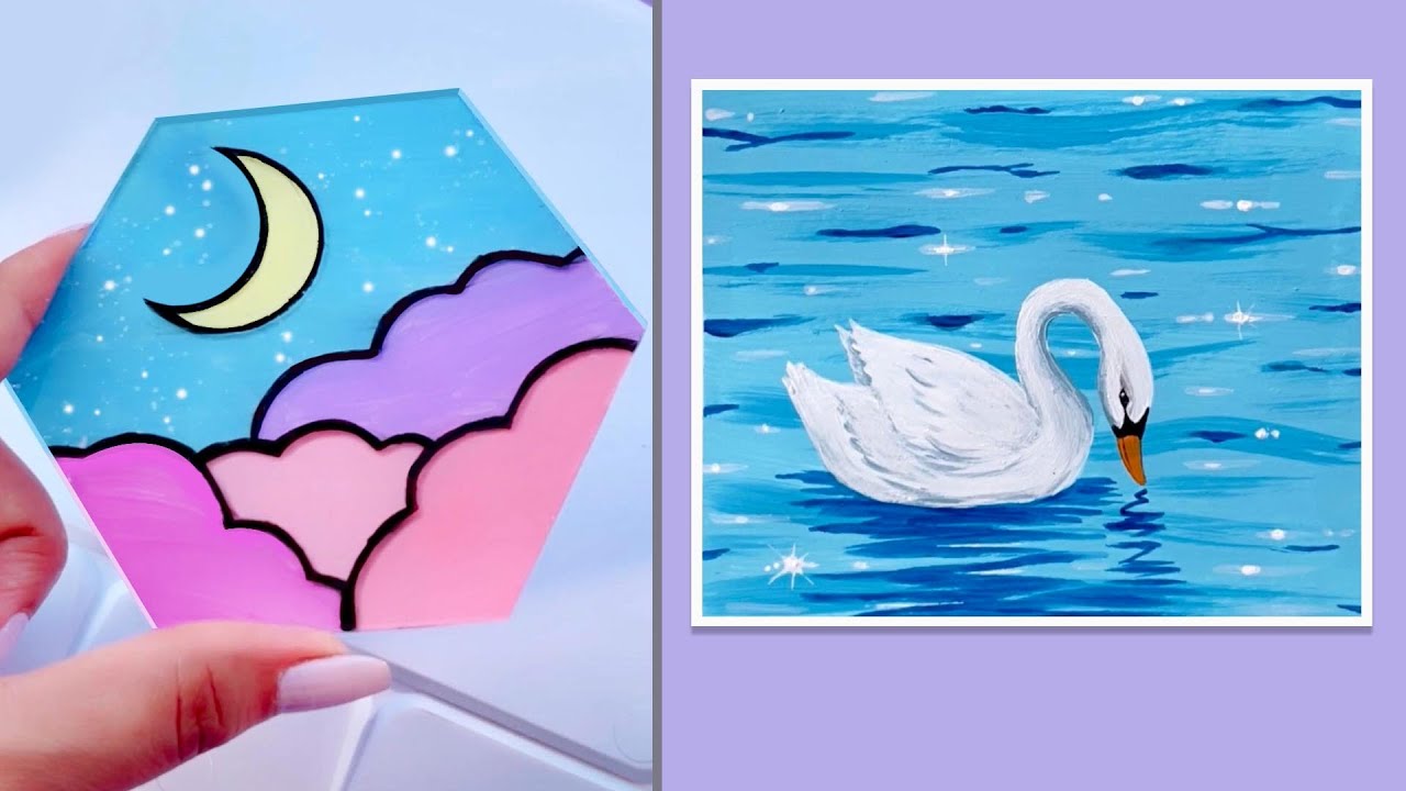 20 Amazing Painting Ideas || Painting Techniques || Satisfying Art Tutorial 