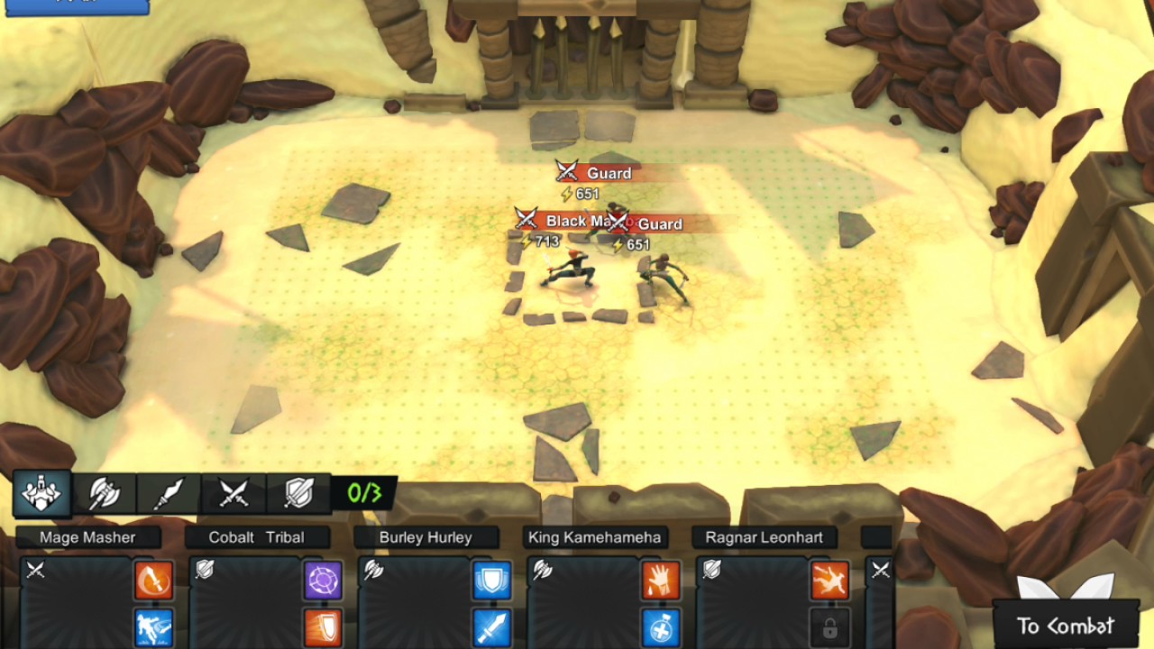 Gladiator Heroes | The Oblivion Pit Mission 69: BOSS Black Mamba 1 | Gameplay