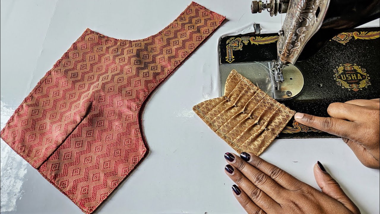 Model blouse designs | Blouse back neck designs | Cutting and stitching back neck blouse designs