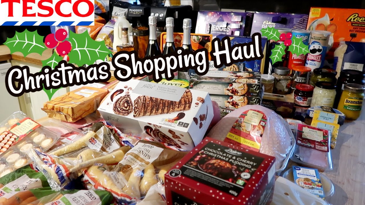 CHRISTMAS GROCERY HAUL 🎄 How much did we spend in Tesco?!
