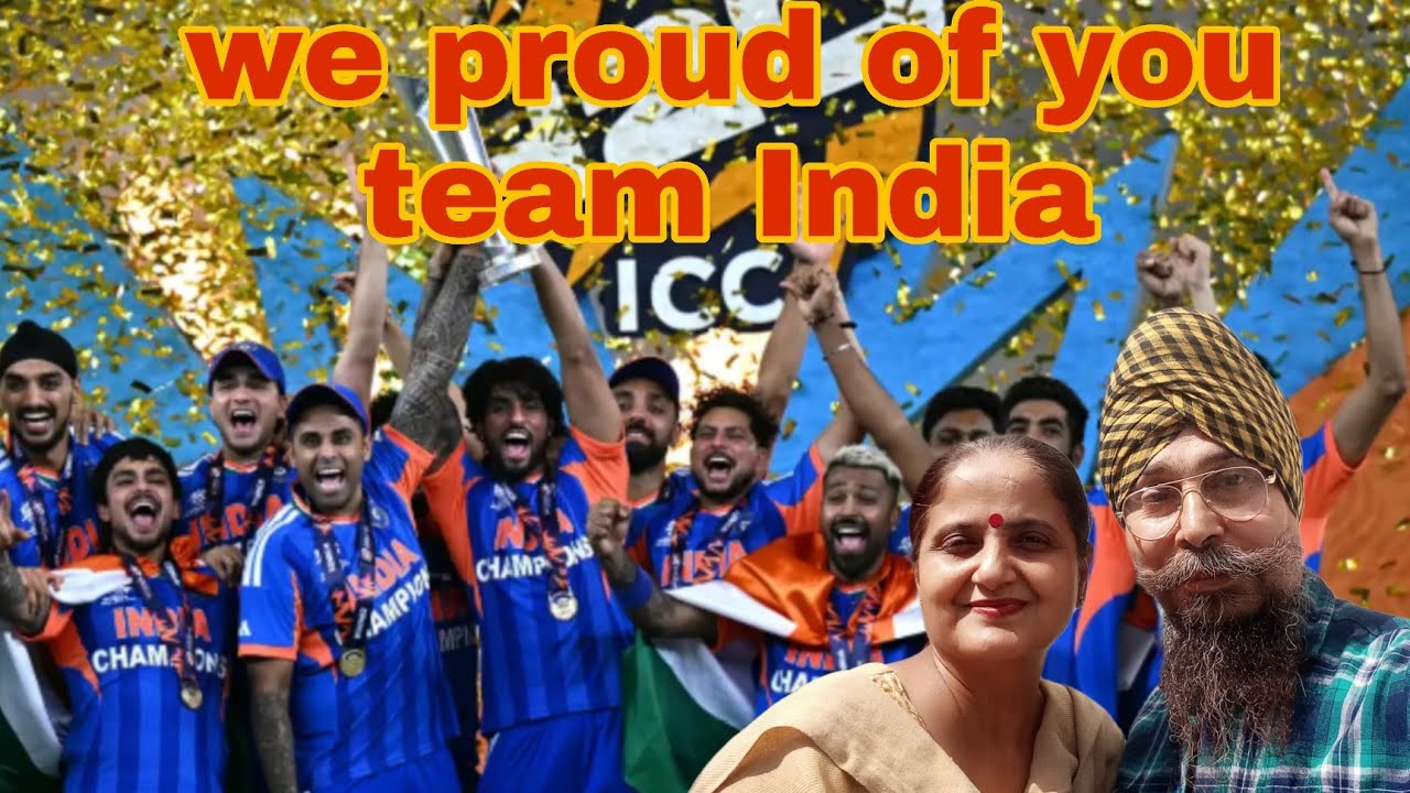 Team India की शानदार जीत से दिल खुश हो गया 🇮🇳🏆♥️ #trending #viral #coupleonwheels #funny #vlog